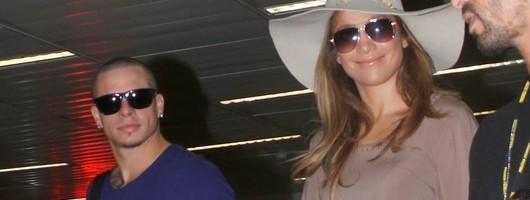 JLo Arriving in Brazil w Casper FEAT